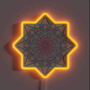 Trinary Eternal Spiral RGB Neon Sign