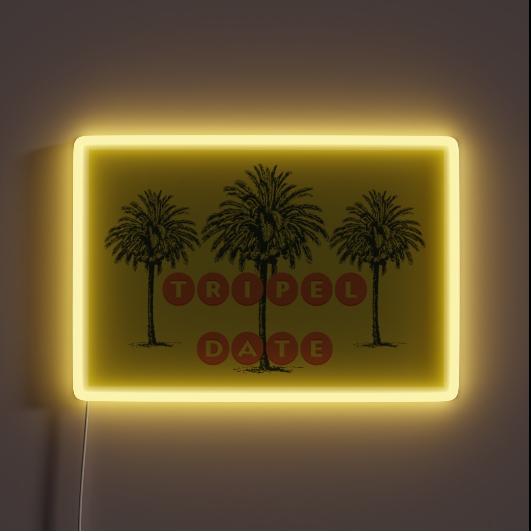 Tripel Date RGB Neon Sign Tripel Date RGB Neon Sign