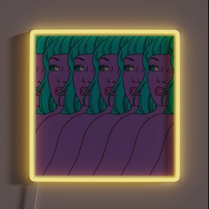 Trippy Girl Pop Art RGB Neon Sign Trippy Girl Pop Art RGB Neon Sign