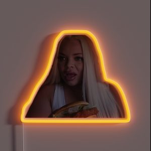 Trisha Paytas Huh What RGB Neon Sign