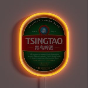 Tsingtao Logo RGB Neon Sign