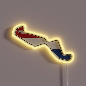 TT Circuit Assen Flag RGB Neon Sign