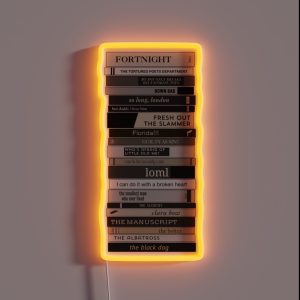 TTPD Bookshelf All Songs RGB Neon Sign