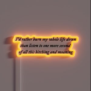 TTPD But Daddy I Love Him RGB Neon Sign