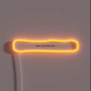 TTPD Lights Camera B Smile Taylor Swift RGB Neon Sign