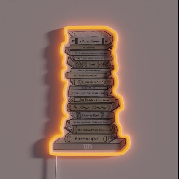 TTPD Taylor Swift RGB Neon Sign
