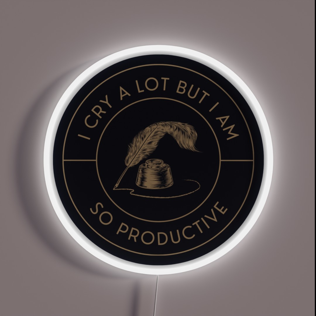 TTPD TS11 The Tortured Poet I Cry A Lot But RGB Neon Sign TTPD TS11 The Tortured Poet I Cry A Lot But RGB Neon Sign