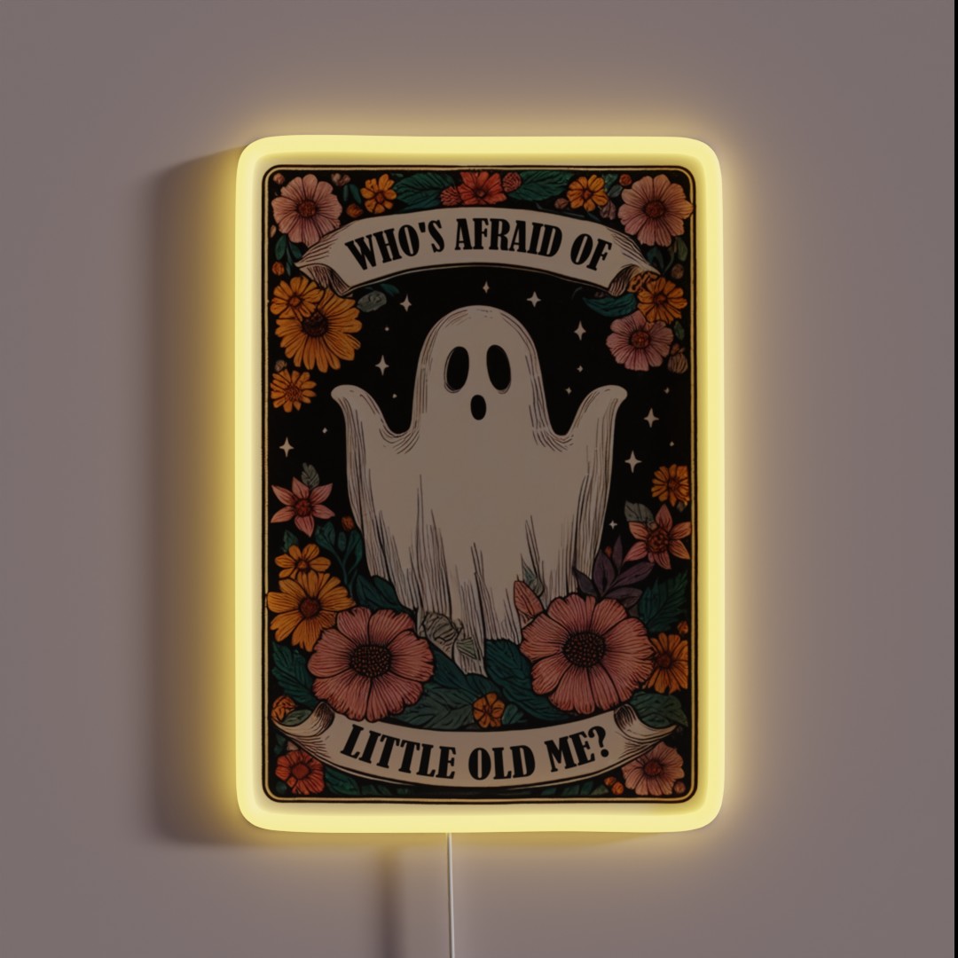 TTPD WHO S AFRAID RGB Neon Sign TTPD WHO S AFRAID RGB Neon Sign