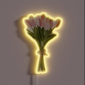 Tulip Bouquet RGB Neon Sign