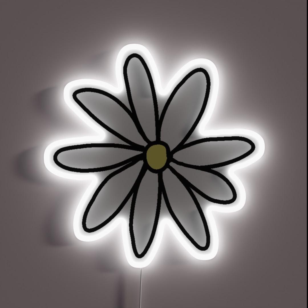 Tumblr Daisy RGB Neon Sign Tumblr Daisy RGB Neon Sign