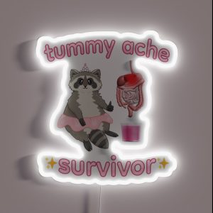 Tummy Ache Survivor RGB Neon Sign