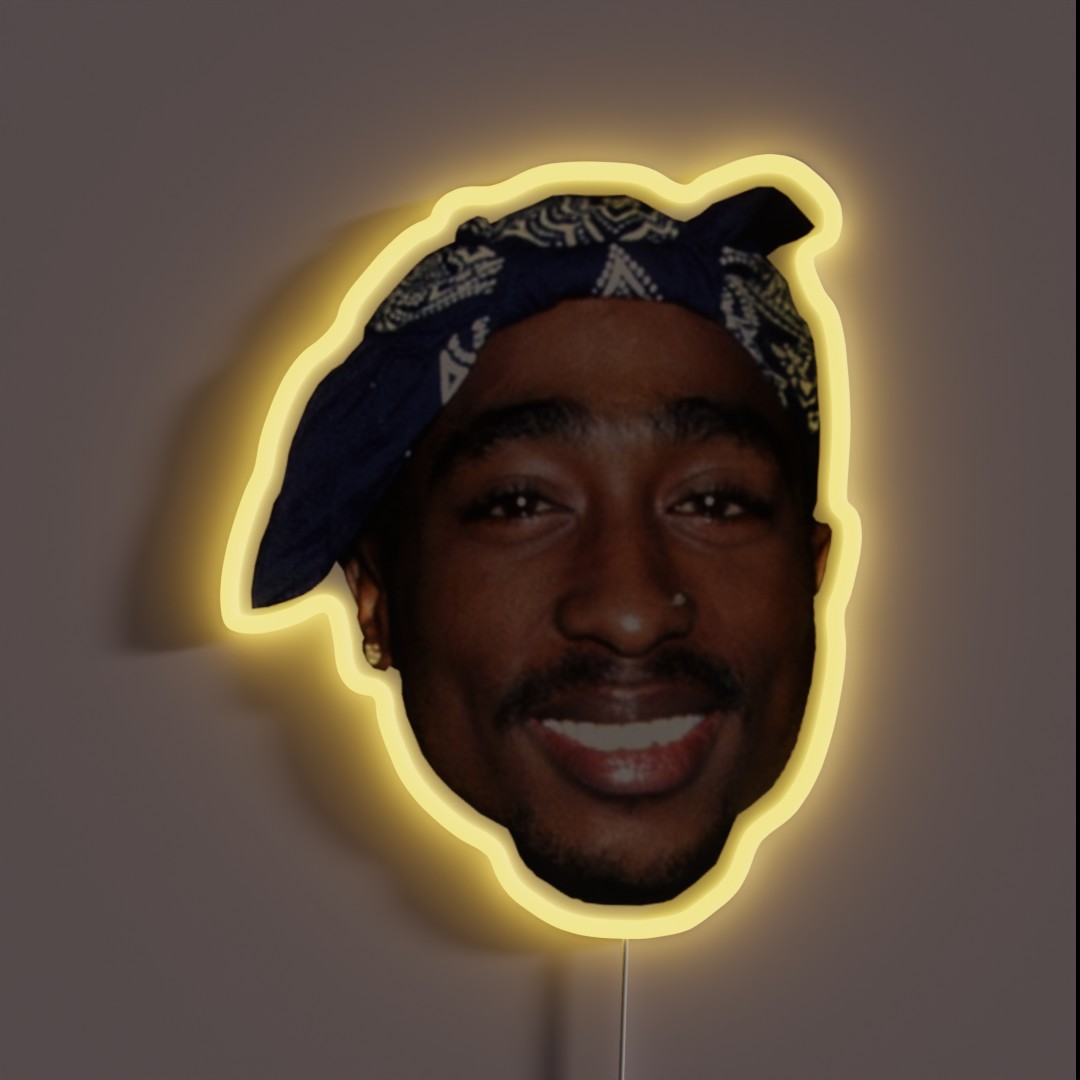 Tupac RGB Neon Sign Tupac RGB Neon Sign