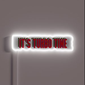 Turbo Time RGB Neon Sign Turbo Time RGB Neon Sign