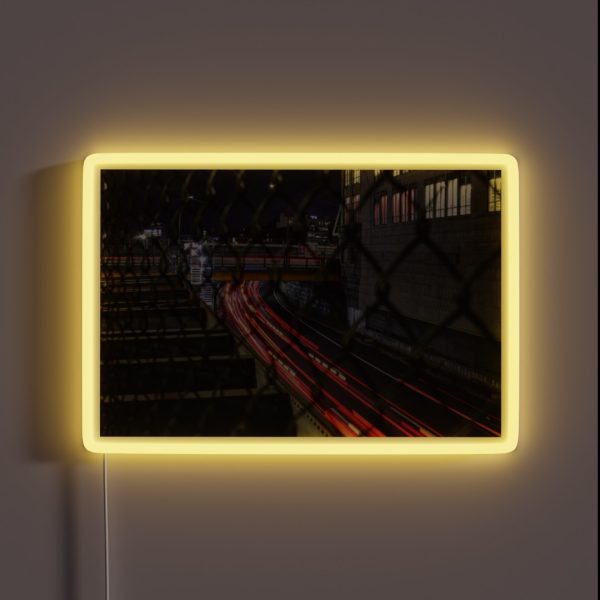 Turnpike Light Trails RGB Neon Sign
