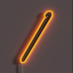 Turquoise Crochet Hook RGB Neon Sign Turquoise Crochet Hook RGB Neon Sign