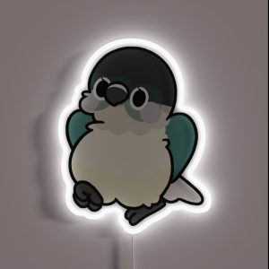 Turquoise Yellow Sided Green Cheek Conure Kawaii Birbs RGB Neon Sign