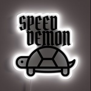 Turtley Fast RGB Neon Sign