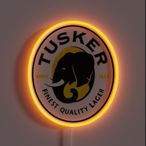 Tuskers Logo RGB Neon Sign