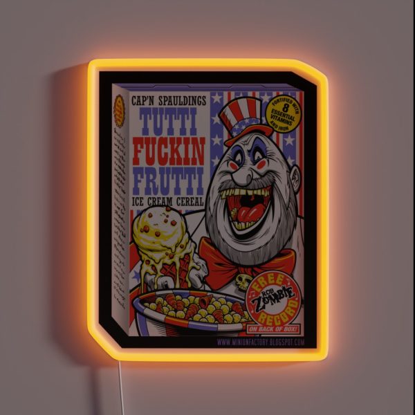 TUTTI FN FRUTTI RGB Neon Sign