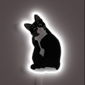Tuxedo Cat RGB Neon Sign Tuxedo Cat RGB Neon Sign