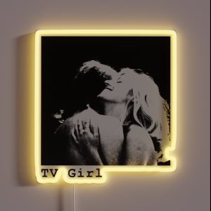 TV Girl French Exit Cover Transparent RGB Neon Sign