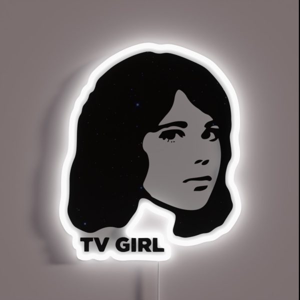 TV Girl Galaxy Dream Girl Logo RGB Neon Sign