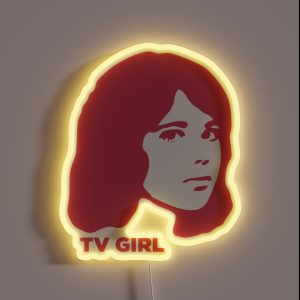 TV Girl Pink Dream Girl Logo RGB Neon Sign