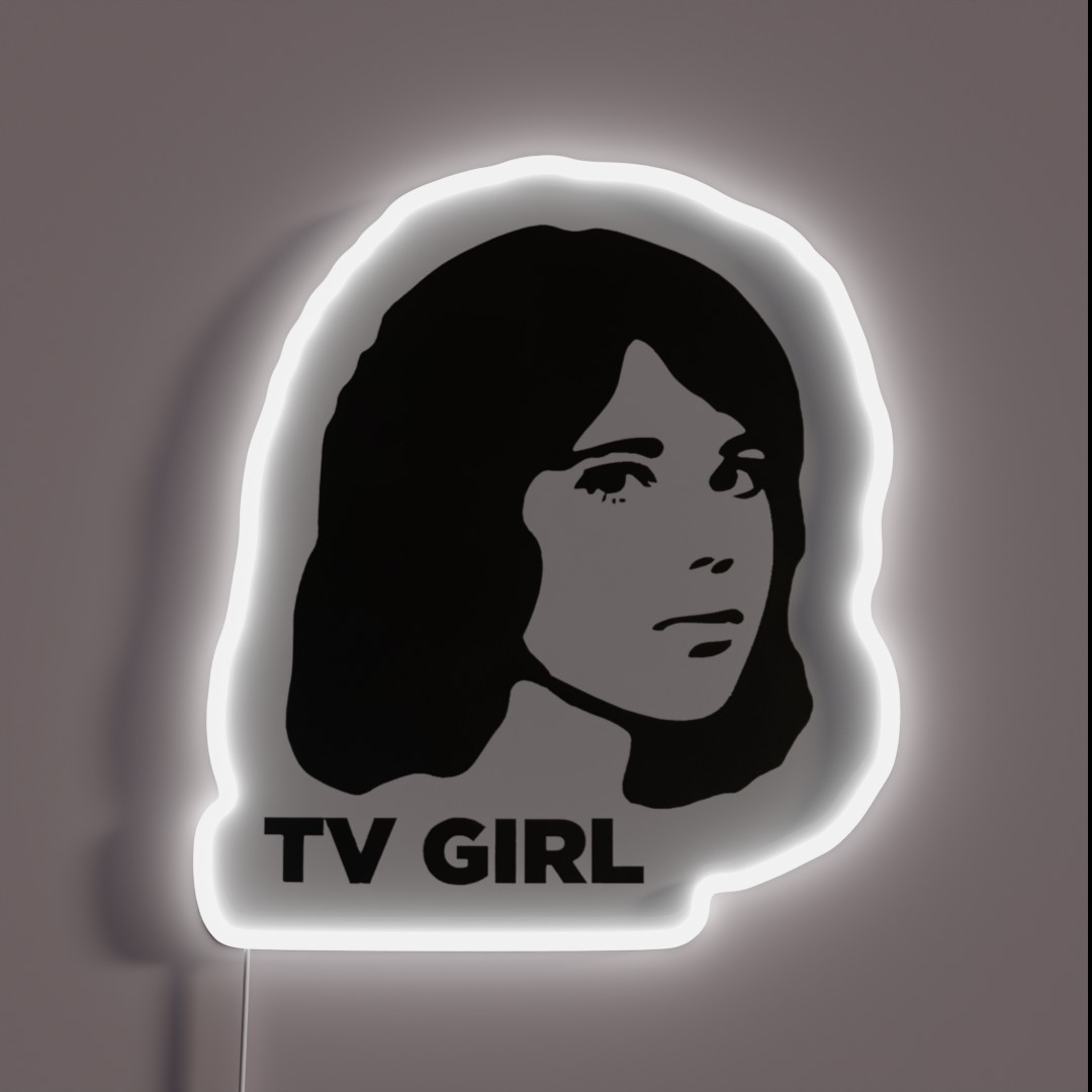 TV GIRL RGB Neon Sign TV GIRL RGB Neon Sign