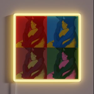 Tv Girl Who Really Cares Not Allowed Pop Design RGB Neon Sign