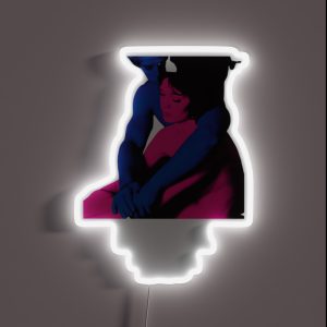 Tv Girl Who Really Cares Not Allowed RGB Neon Sign