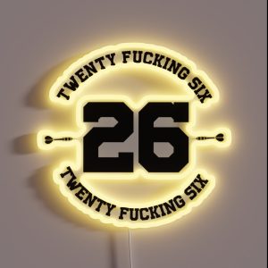 Twenty Fucking Six Large RGB Neon Sign