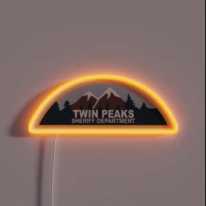 Twin Peaks Sheriff Department RGB Neon Sign