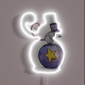 Twitchy Witchy Girl RGB Neon Sign