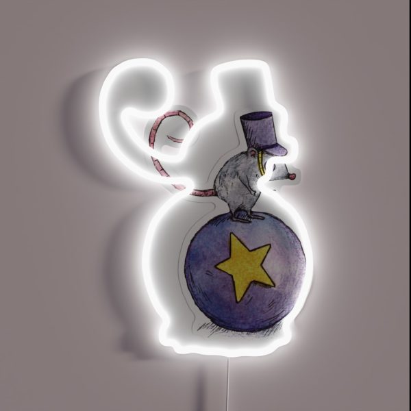 Twitchy Witchy Girl RGB Neon Sign