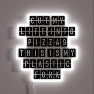 Two Pizzas RGB Neon Sign