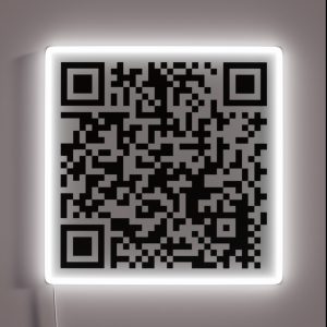 Two Shots Of Vodka QR CODE RGB Neon Sign