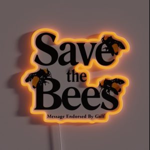 Tyler Creator Save The Bees RGB Neon Sign