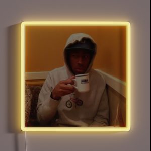 Tyler Grumpy RGB Neon Sign