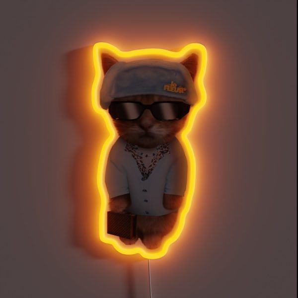 Tyler The Creator Kitty RGB Neon Sign