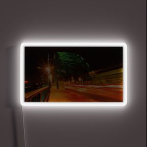 Tyne Bridge Light Trails RGB Neon Sign
