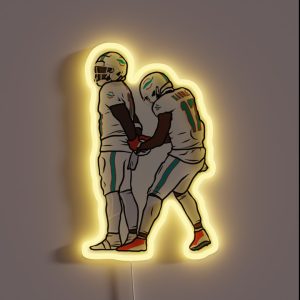 Tyreek Hill Arrest Touchdown Celebration RGB Neon Sign