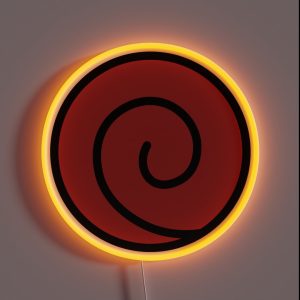 Uchiha Clan Village Symbol RGB Neon Sign