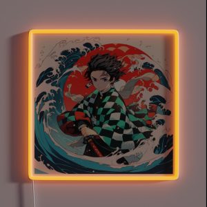 Ukiyo E Kamado RGB Neon Sign