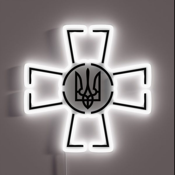 Ukraine Zelensky Ukrainian President RGB Neon Sign
