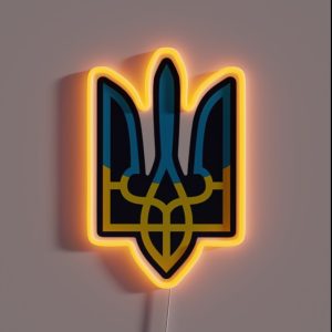 Ukrainian Trident RGB Neon Sign