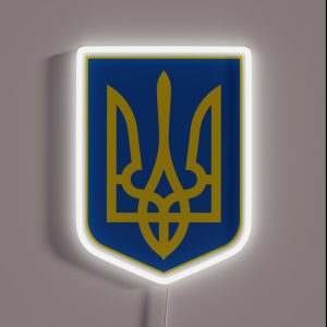 Ukrainian Trident RGB Neon Sign