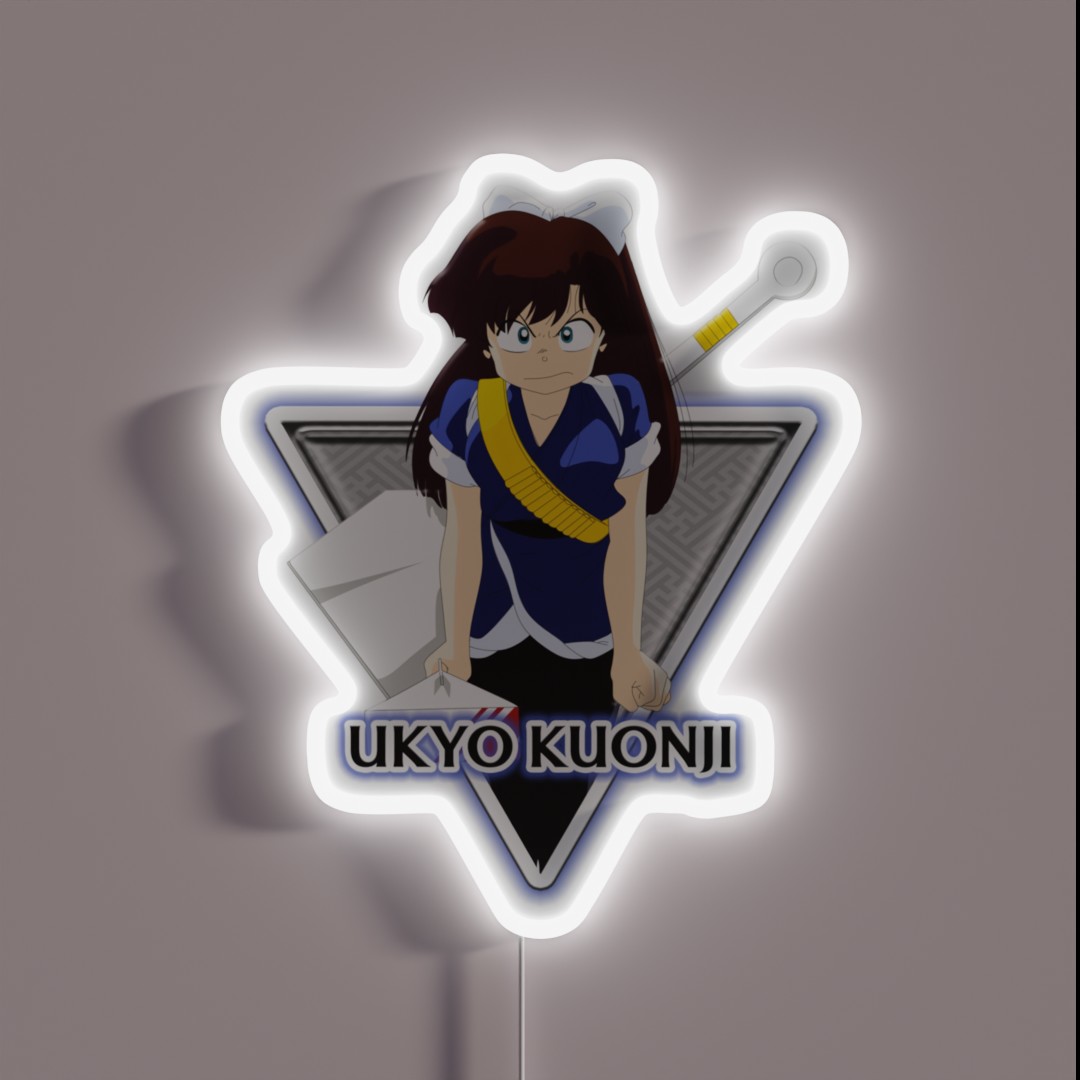 Ukyo Kuonji In Ranma 1 2 RGB Neon Sign Ukyo Kuonji In Ranma 1 2 RGB Neon Sign