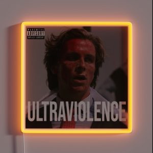 Ultraviolence Patrick Bateman RGB Neon Sign Ultraviolence Patrick Bateman RGB Neon Sign