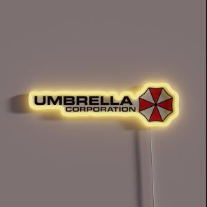 Umbrella Corporation Logo RGB Neon Sign
