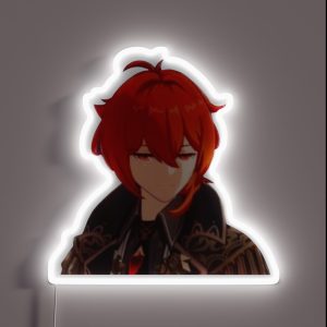 Unamused Diluc RGB Neon Sign Unamused Diluc RGB Neon Sign